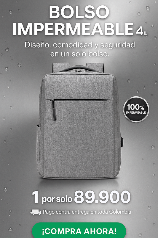 BOLSO PARA ESTUDIO MODELO 2025 IMEPRMEAB